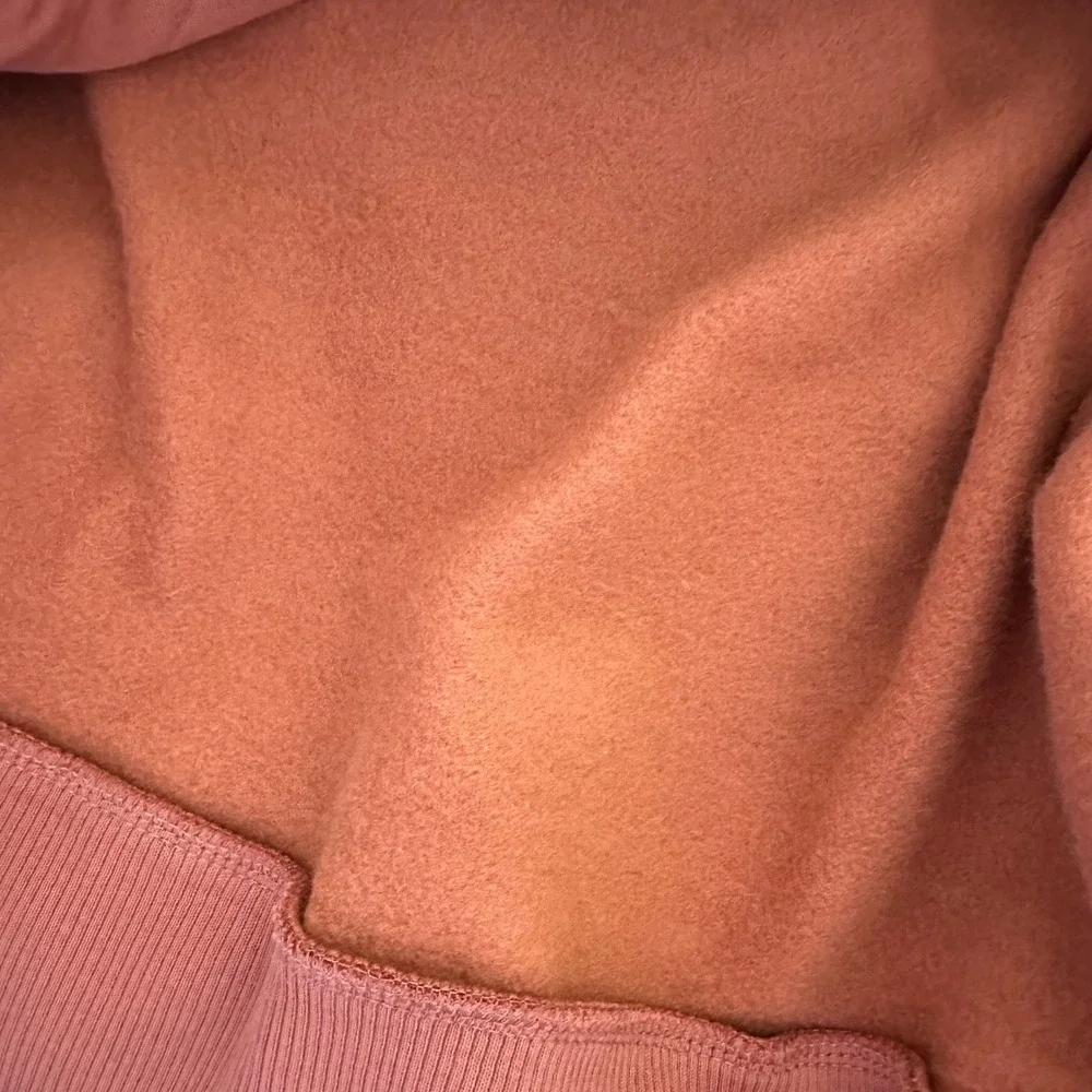 Pact Mens XL Burnt Orange‎ Organic Cotton Fleece Crewneck Sweatshirt Pockets - Picture 9 of 9